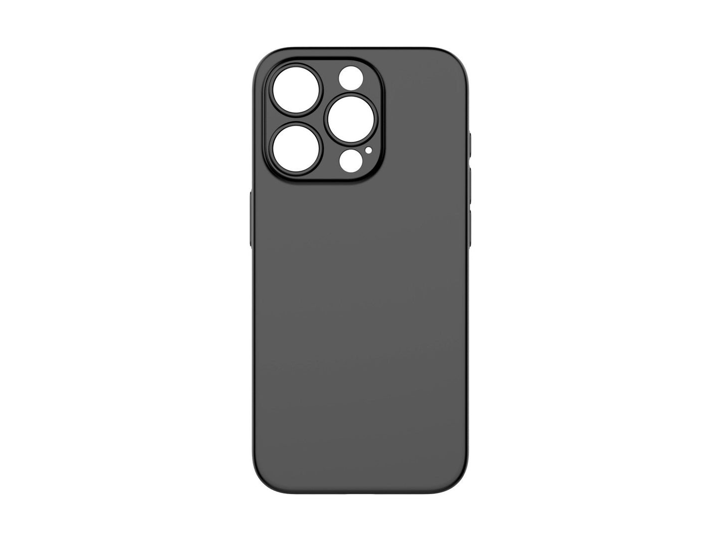 Techancy Capa Para Telemóvel Ultra Fina Preta KX5604, Compatível Com O Telemóvel Iphone 14 Pro Max, Material Pp De 0,5 Mm.